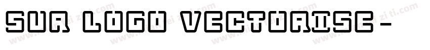 SUR LOGO VECTORISE字体转换